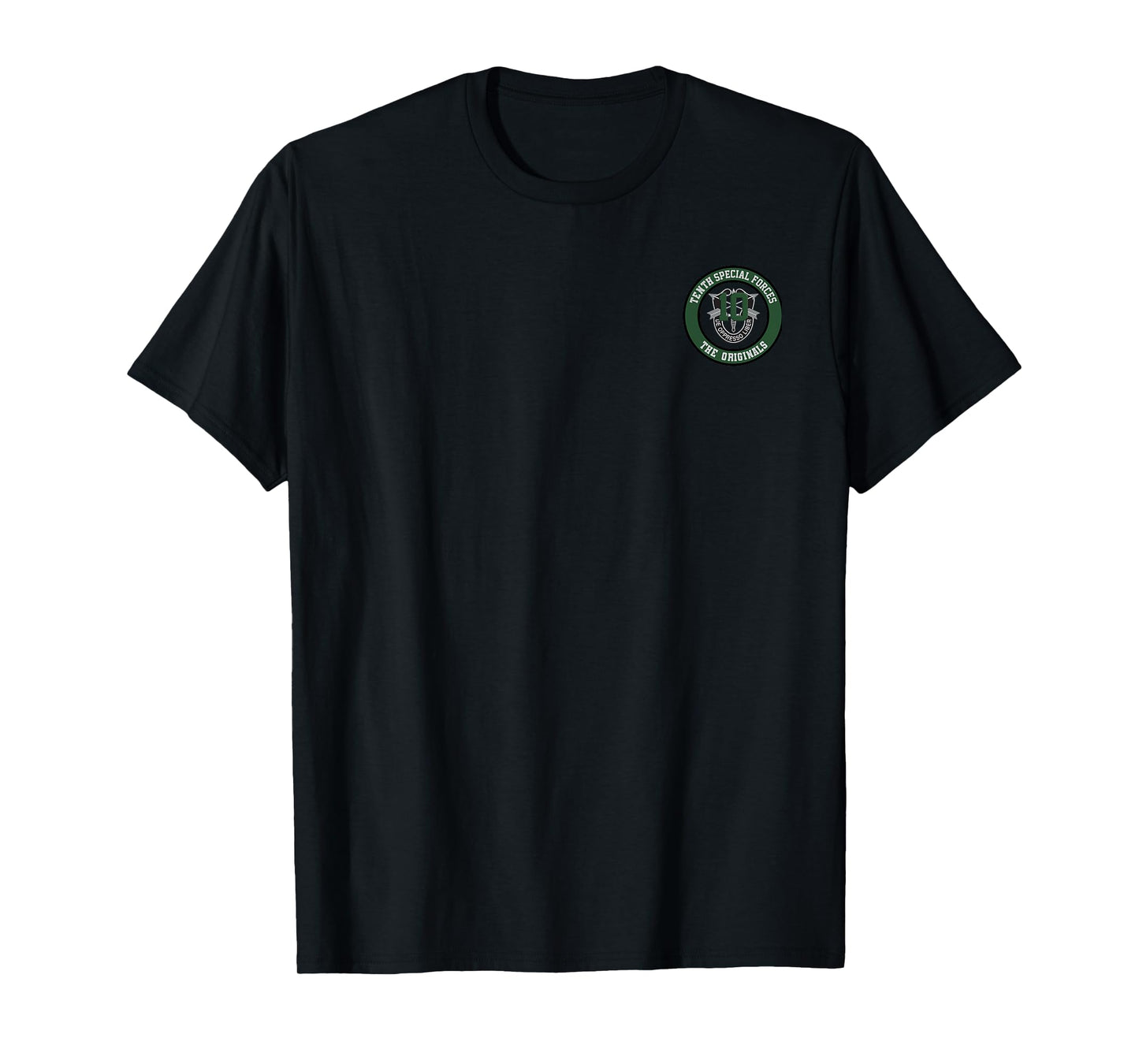 Tenth Special Forces Group "The Originals" 10 SF Crest T-Shirt