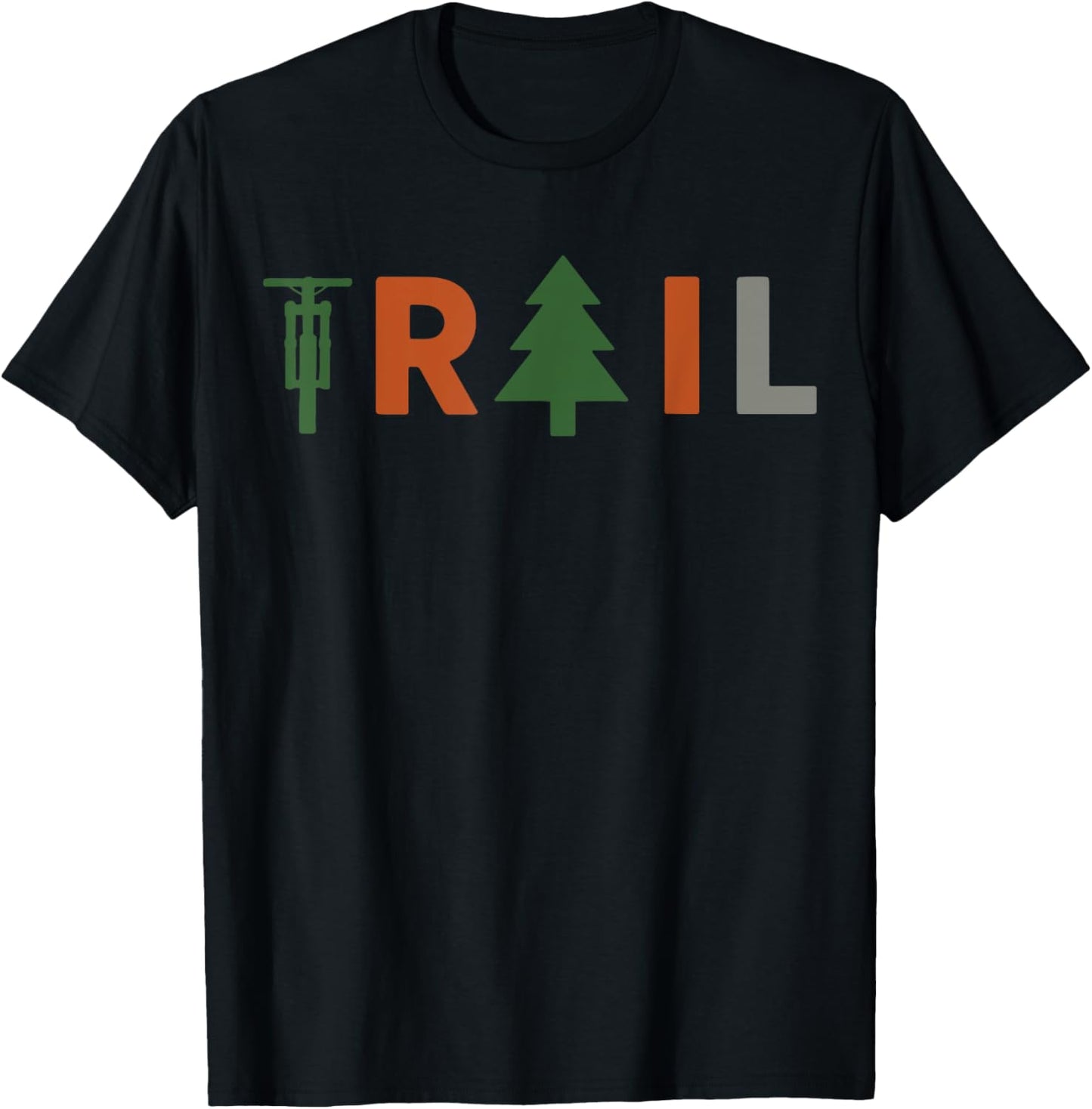 Funny TRAIL Mountain Bike MTB Apparel For Men Women Kids T-Shirt