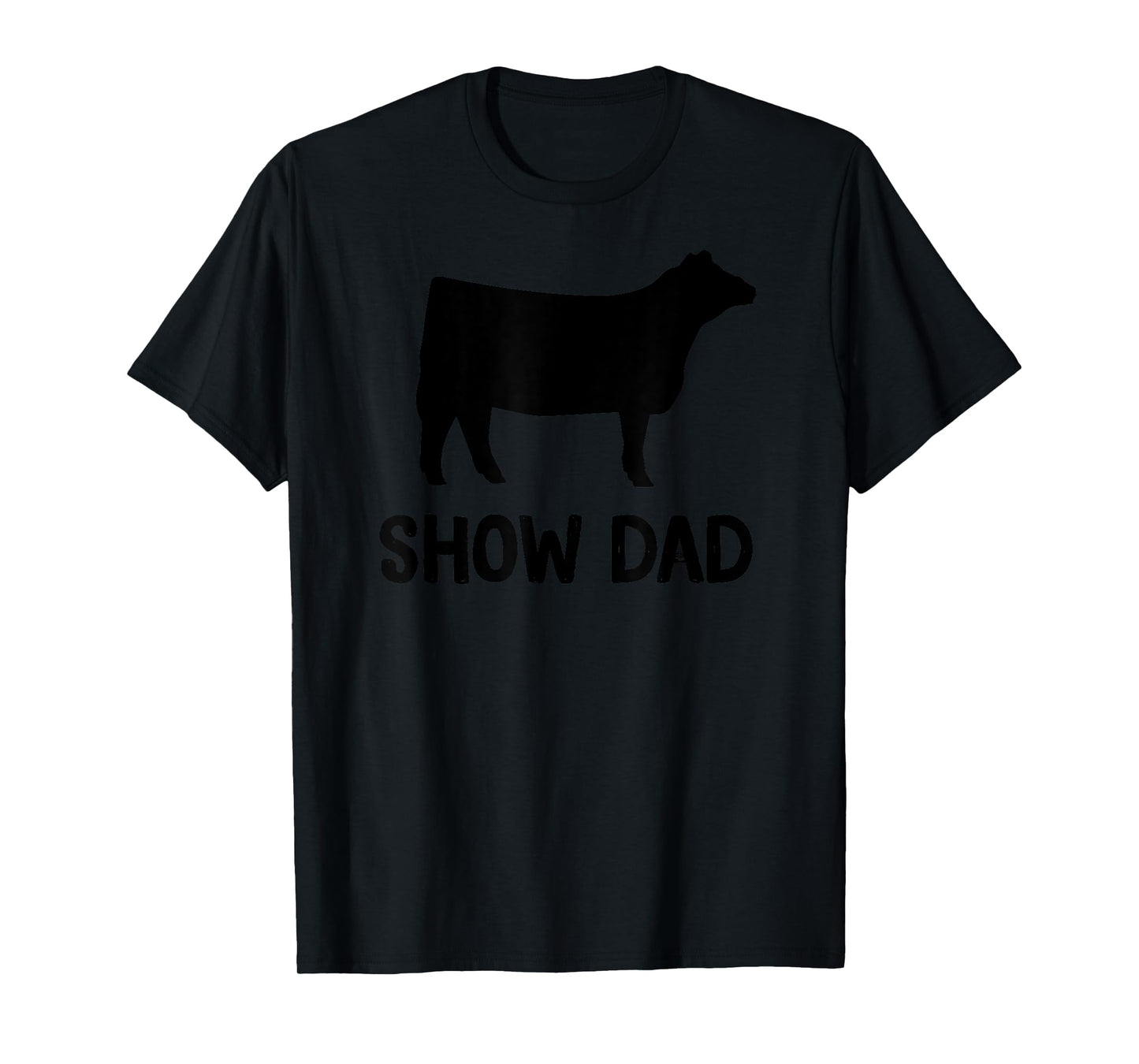 cattle show dad cow show dad T-Shirt