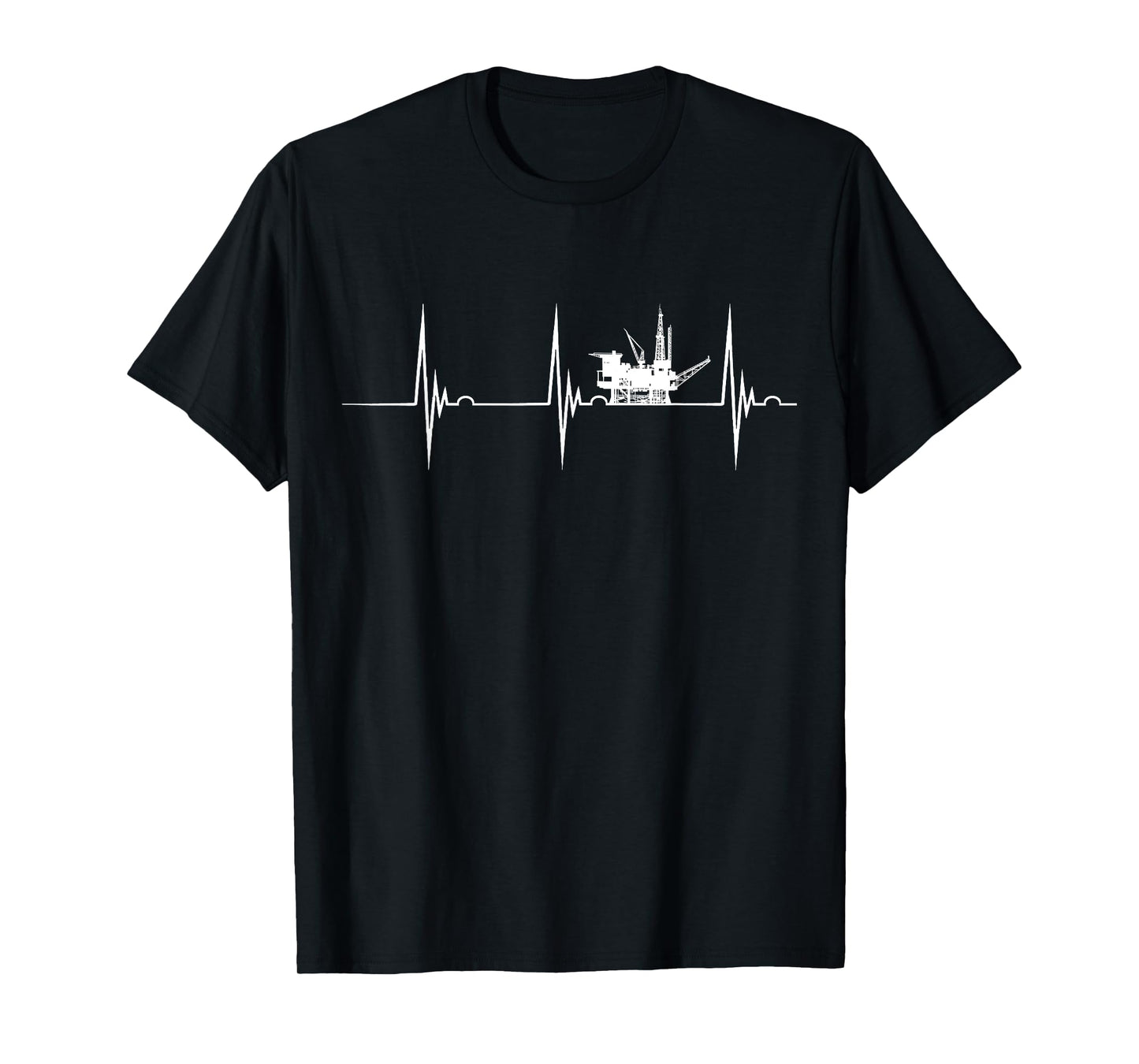 Oilfield American Oil Worker Oil Rig Drilling Man T-Shirt - Men's 3X-Large Black Short Sleeve Classic Fit T-Shirt - Oil Industry Professionals, Adults - Oilfield Worker T-Shirts