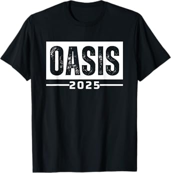 Oasis 2025 Vacation California CA Vintage Retro Souvenirs T-Shirt