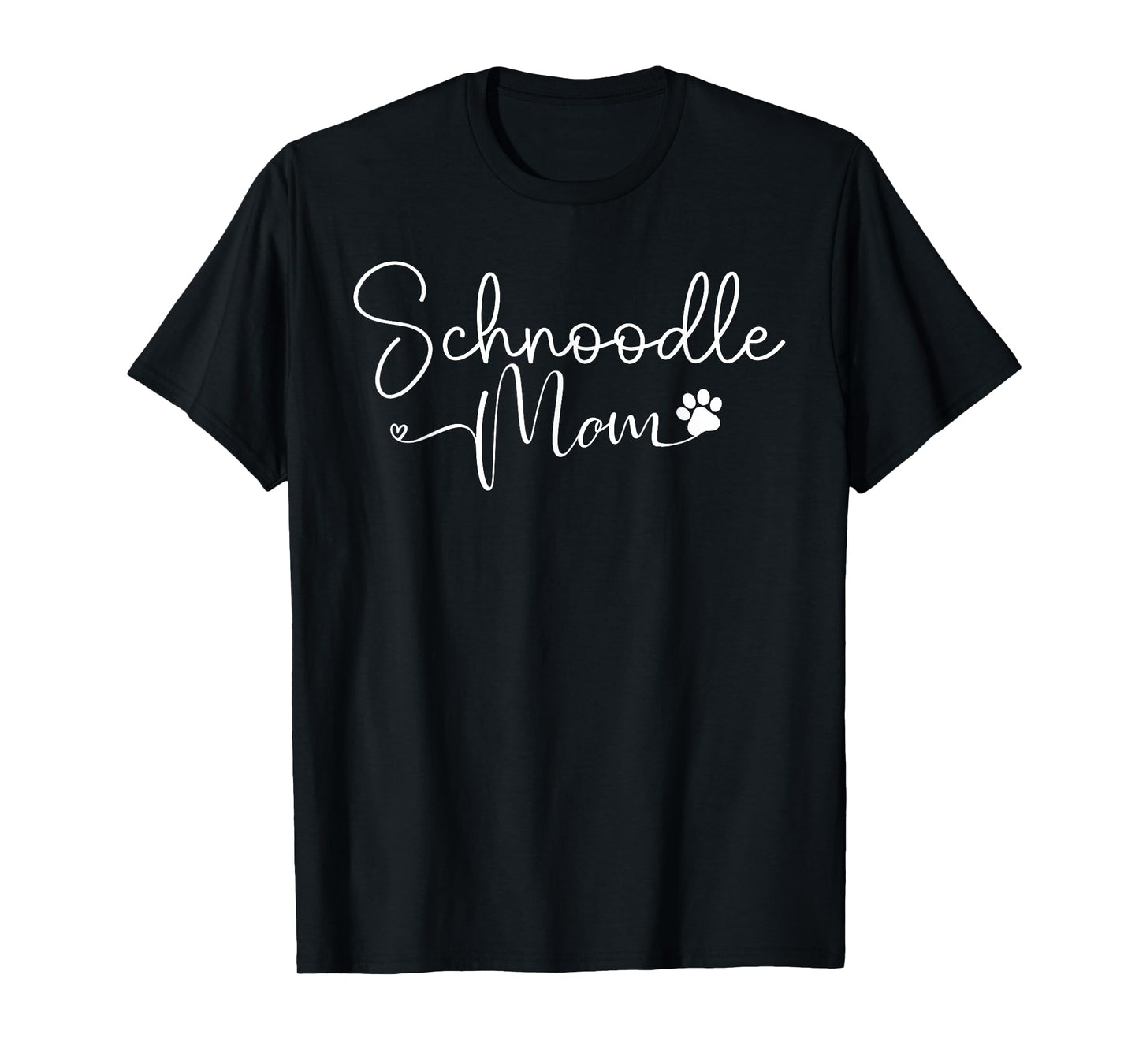 Schnoodle Mom Design Schnoodle Dog Lovers Men Women Girls Kids T-Shirt