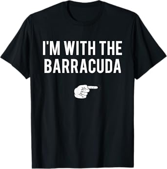 I'm With Barracuda Halloween Costume Party Matching Fish T-Shirt