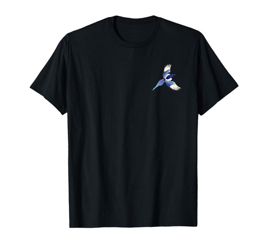 Magpie In The Pocket Cute Birdwatching Humor T-Shirt