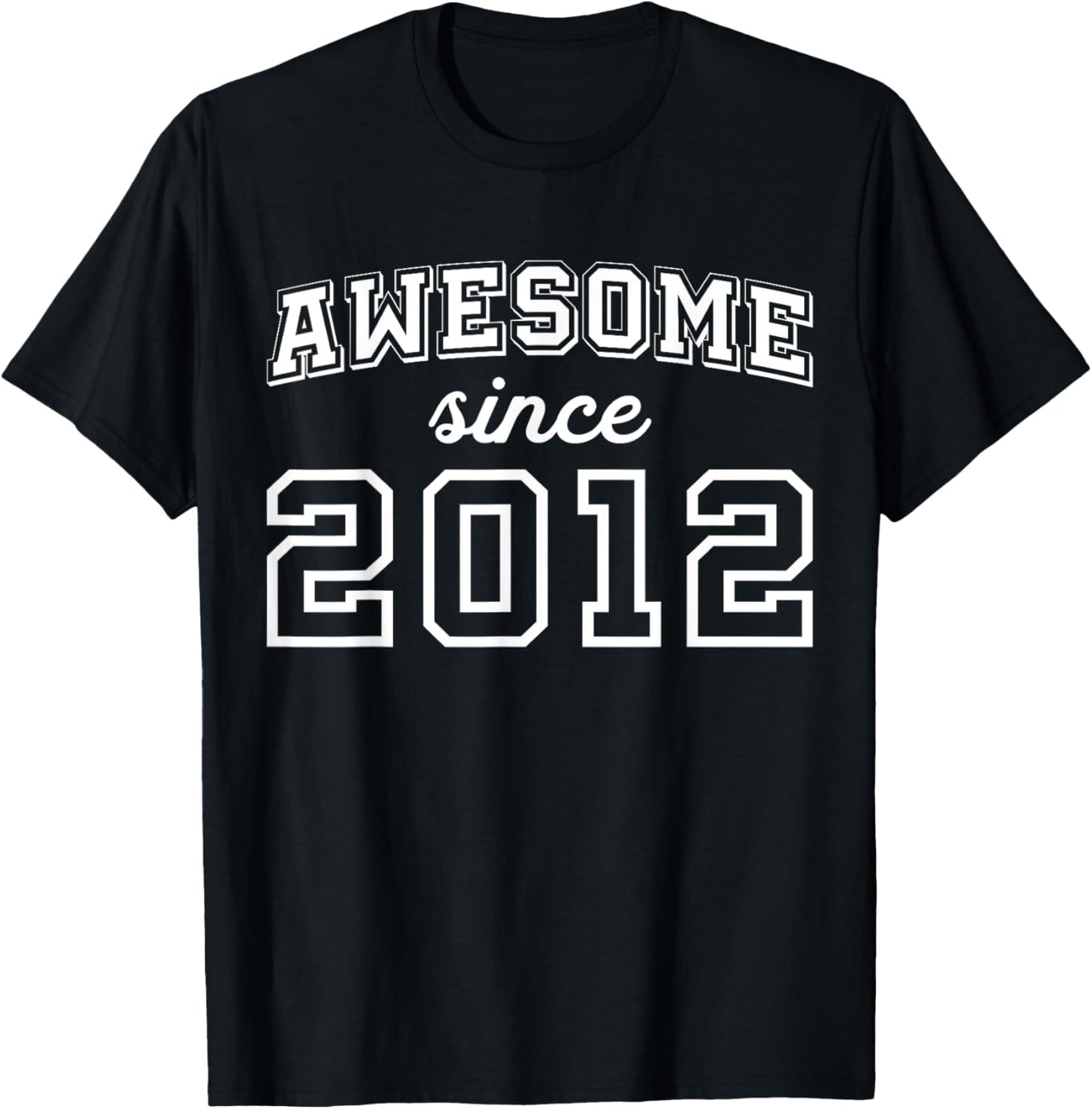 Awesome Since 2012 13th Birthday Boy 13 Teen Birthday T-Shirt