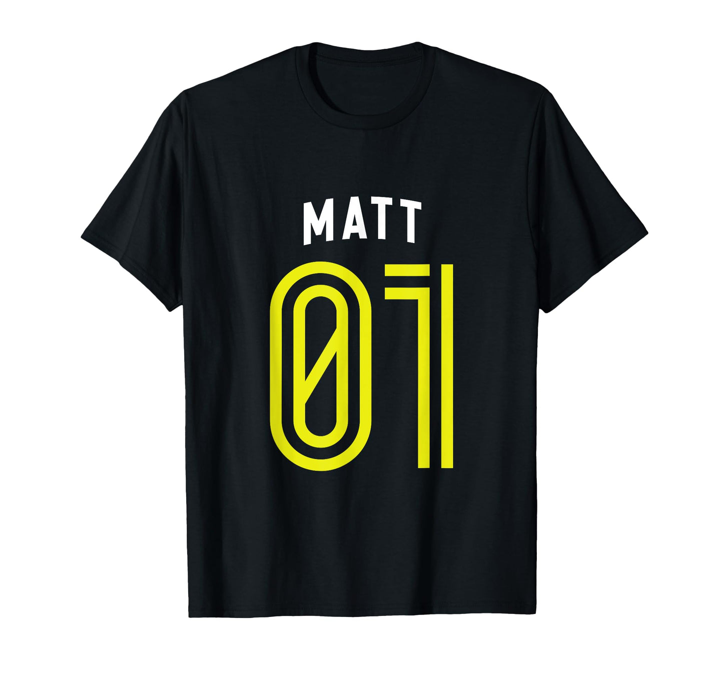 MATT 01 - Number One Team Sports Fan Varsity Style T-Shirt