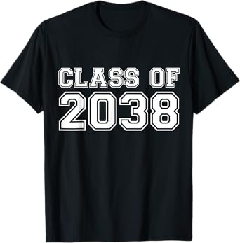 Class of 2038 Children's Teacher 2025 First Day of School T-Shirt