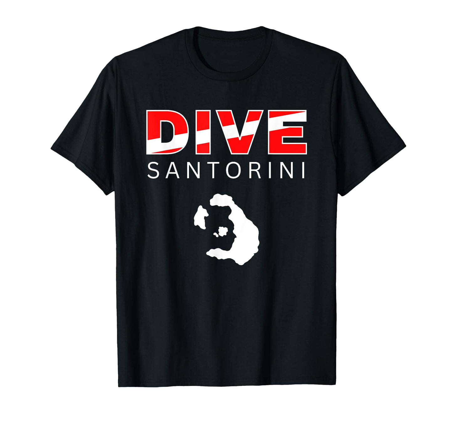 Dive Santorini Scuba Diving Trip Diver Tee T-Shirt