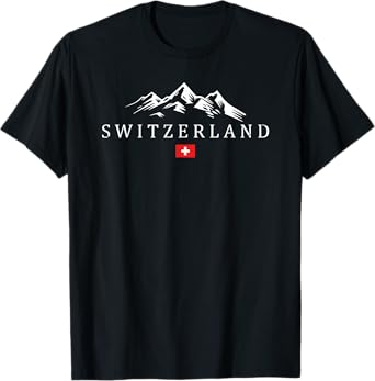Vintage Switzerland Vacation | Switzerland Lover T-Shirt