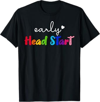 Retro Early Head Start Early Childhood Education Teacher T-Shirt