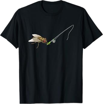 Fly Fishing Sportfishing Angling Angler Funny Joke Pun T-Shirt