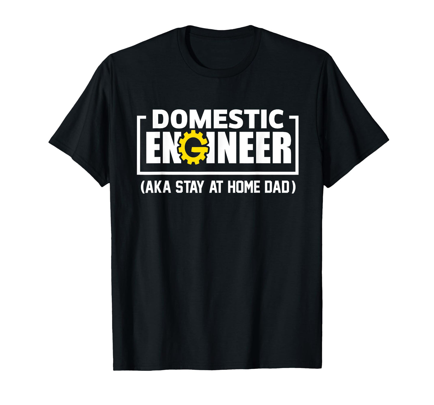 Funny Husband Domestic Engineer Stay at Home Dad Fathers day T-Shirt