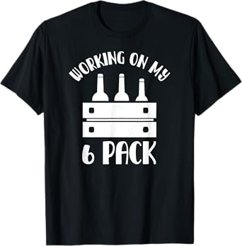 Funny 6 Pack Beer Shirt for Men, Dad, Papa T-Shirt