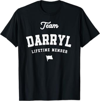 Team Darryl Lifetime Member Funny Name Darryl T-Shirt