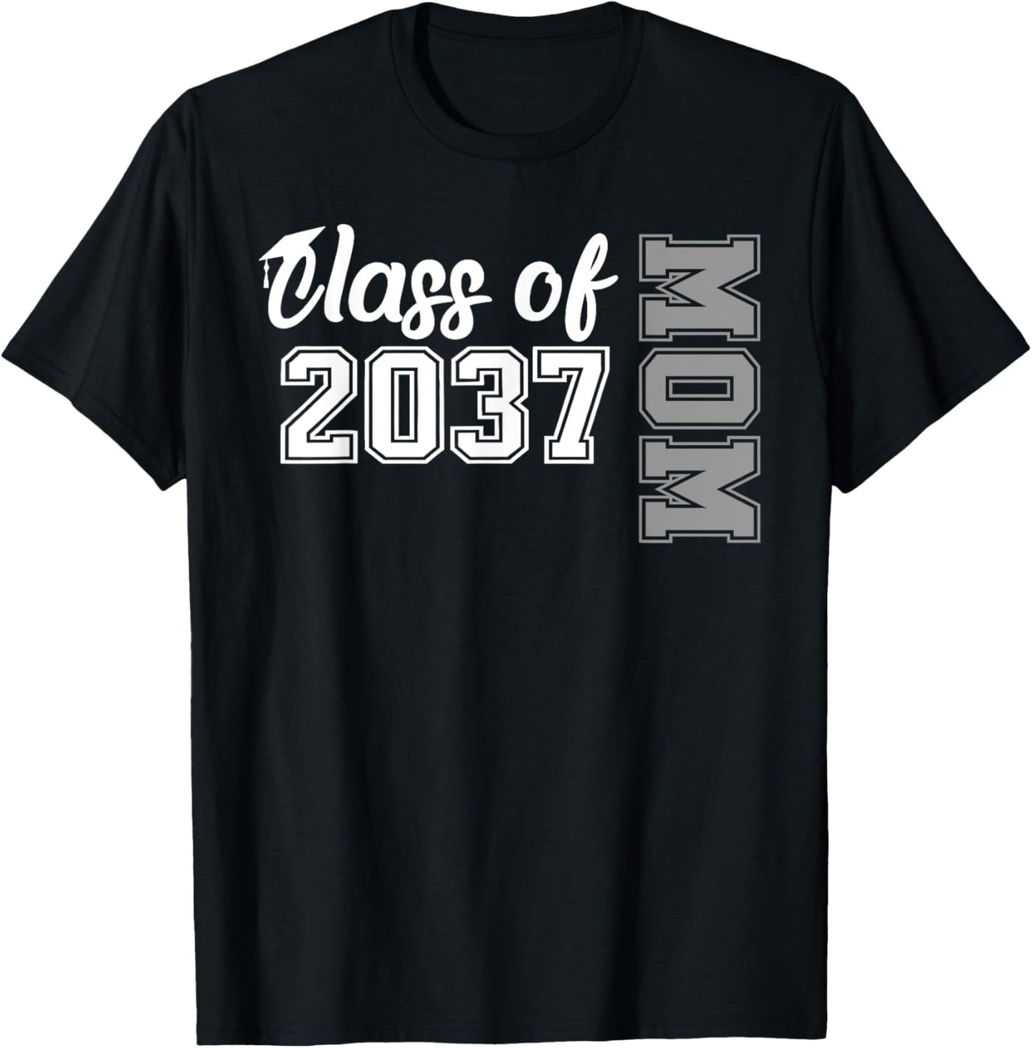 Class of 2037 Grow With Me First day of school Mom T-Shirt