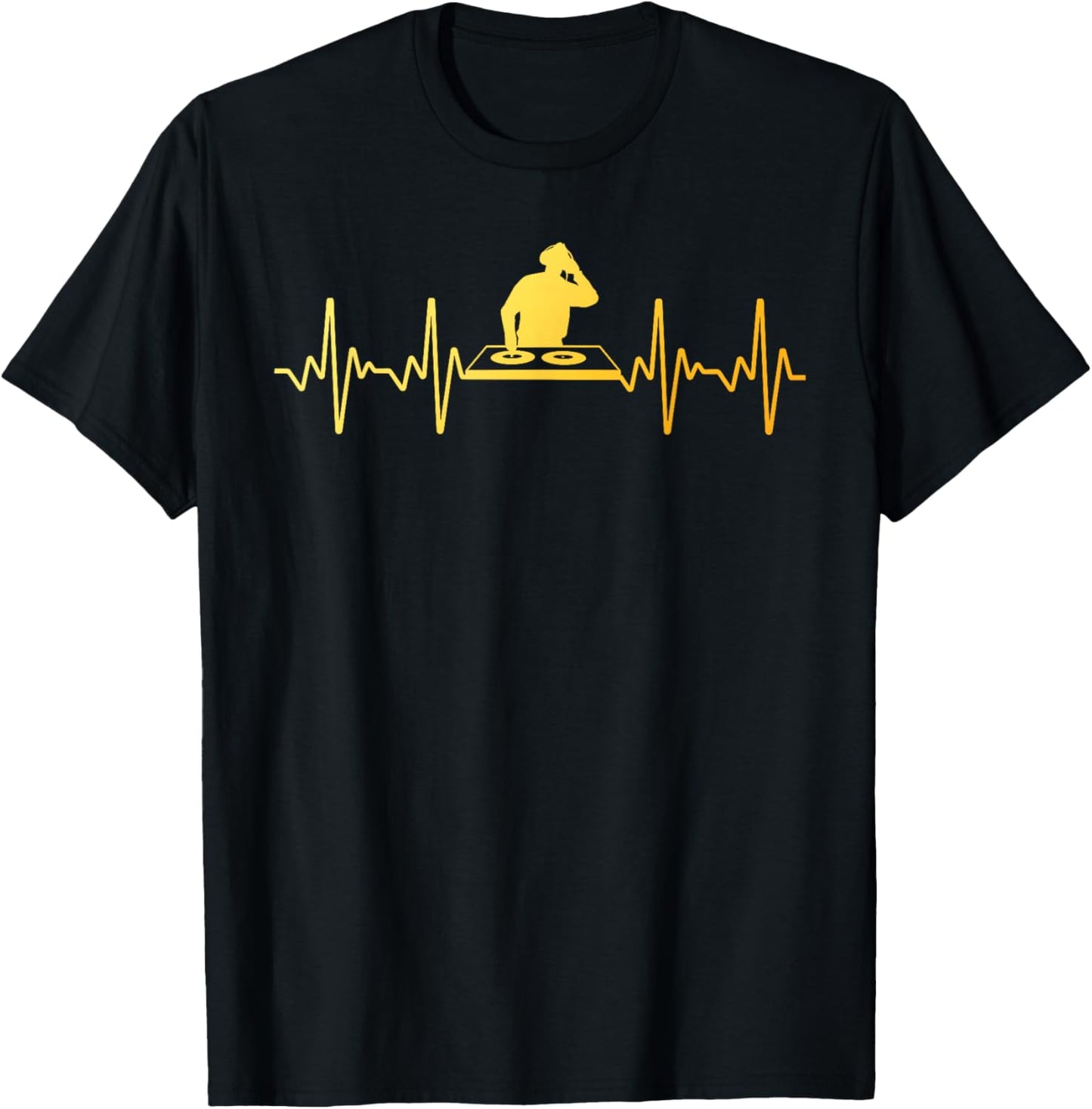 Funny DJ Art For Men Women Vinyl Record Lover Disc Jockey DJ T-Shirt