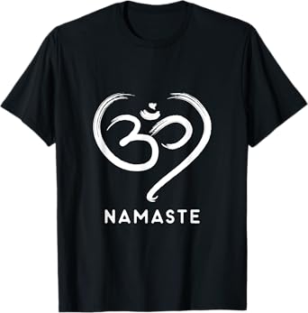 Aum Symbol Heart Namaste Om T-Shirt