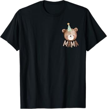 Mama Bear 1st Birthday Beary First Birthday Matching Family T-Shirt