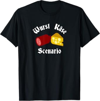 Wurst Käse scenario funny pun Oktoberfest german T-Shirt