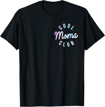 Cool Moms Tie Dye Mom Mama Happy Mothers Day Mom Life Pocket T-Shirt