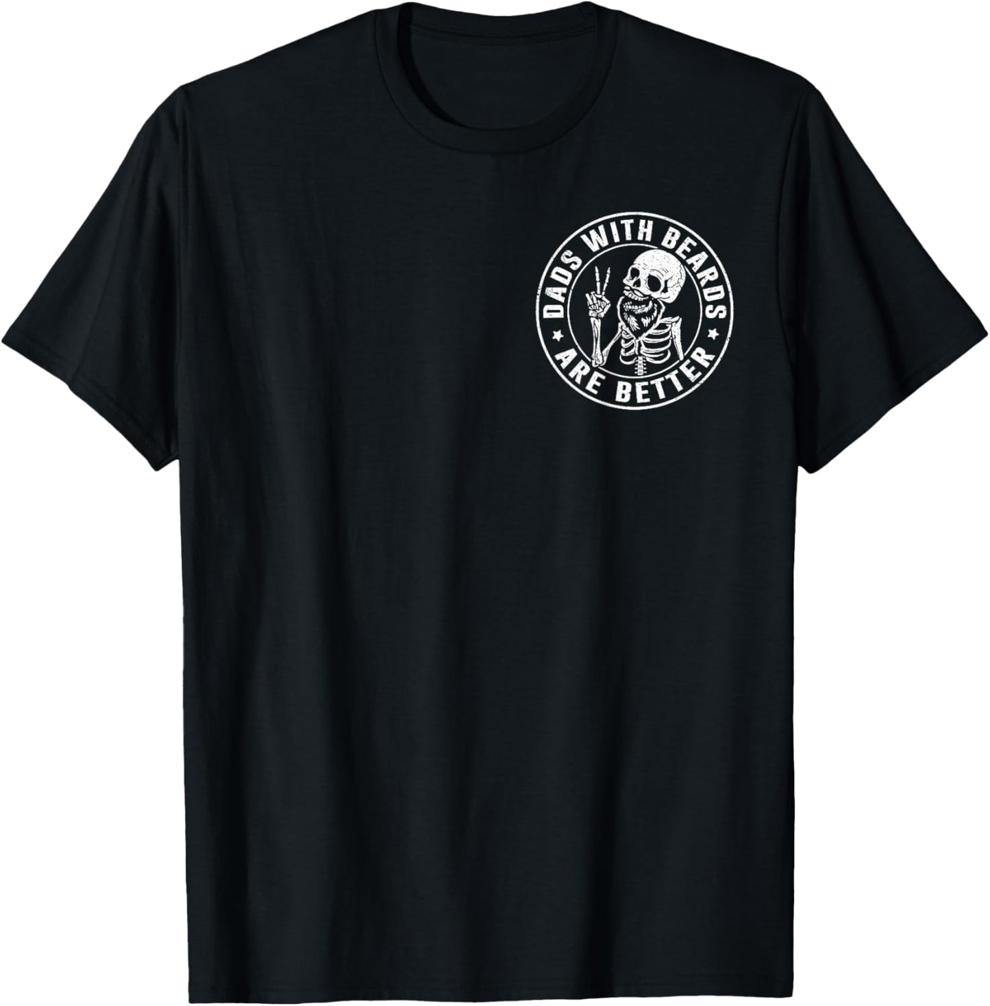 Funny Dads With Beards Are Better Retro Papa Fathers Day T-Shirt