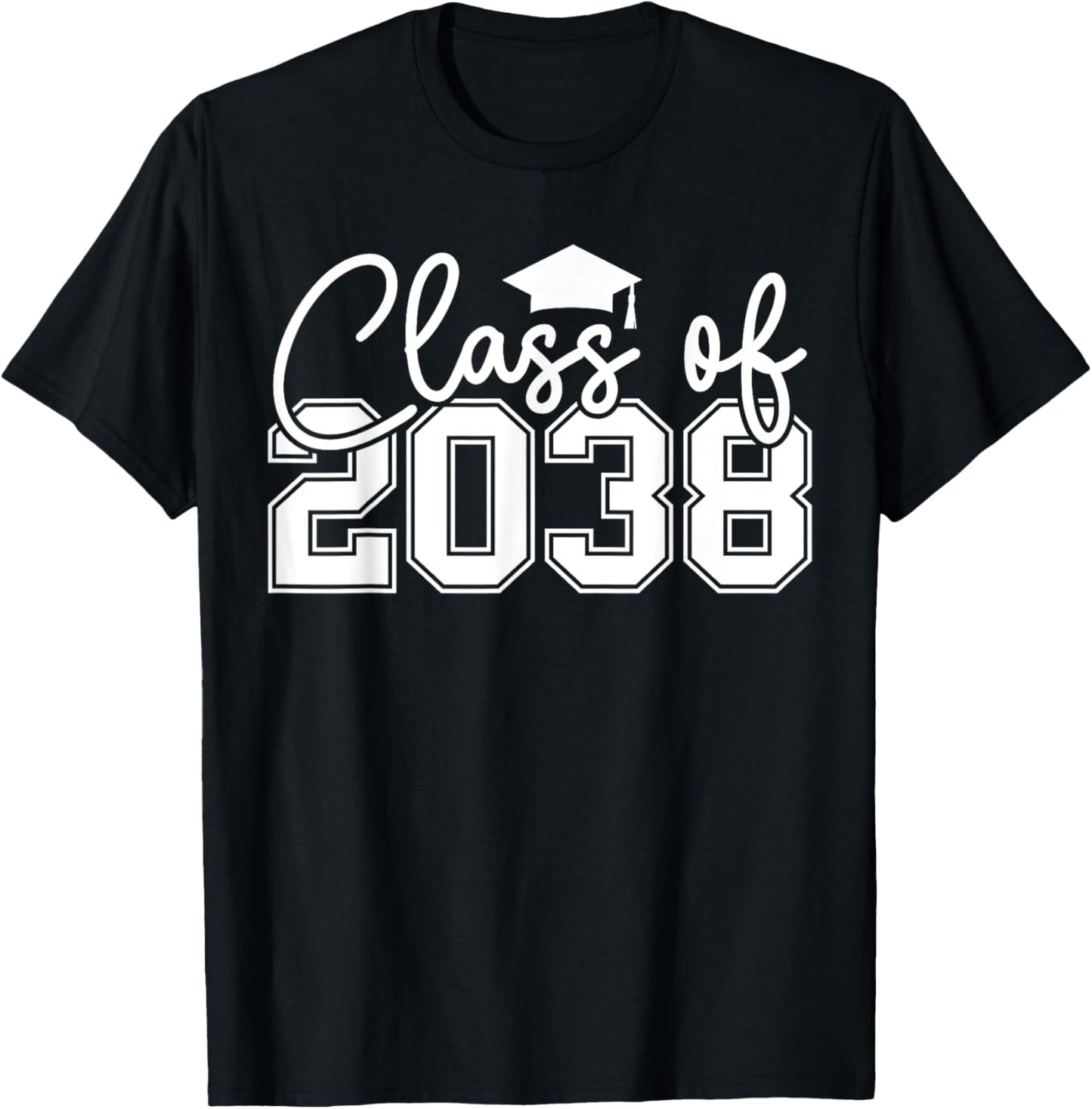 Class Of 2038 Grow With Me Funny Kindergarten Back To School Tee by TeeBrew