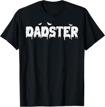 Halloween Dad Monster Dadster Papa Daddy Costume Family Men T-Shirt