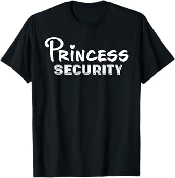 Princess Security Squad Birthday Halloween Party Funny T-Shirt