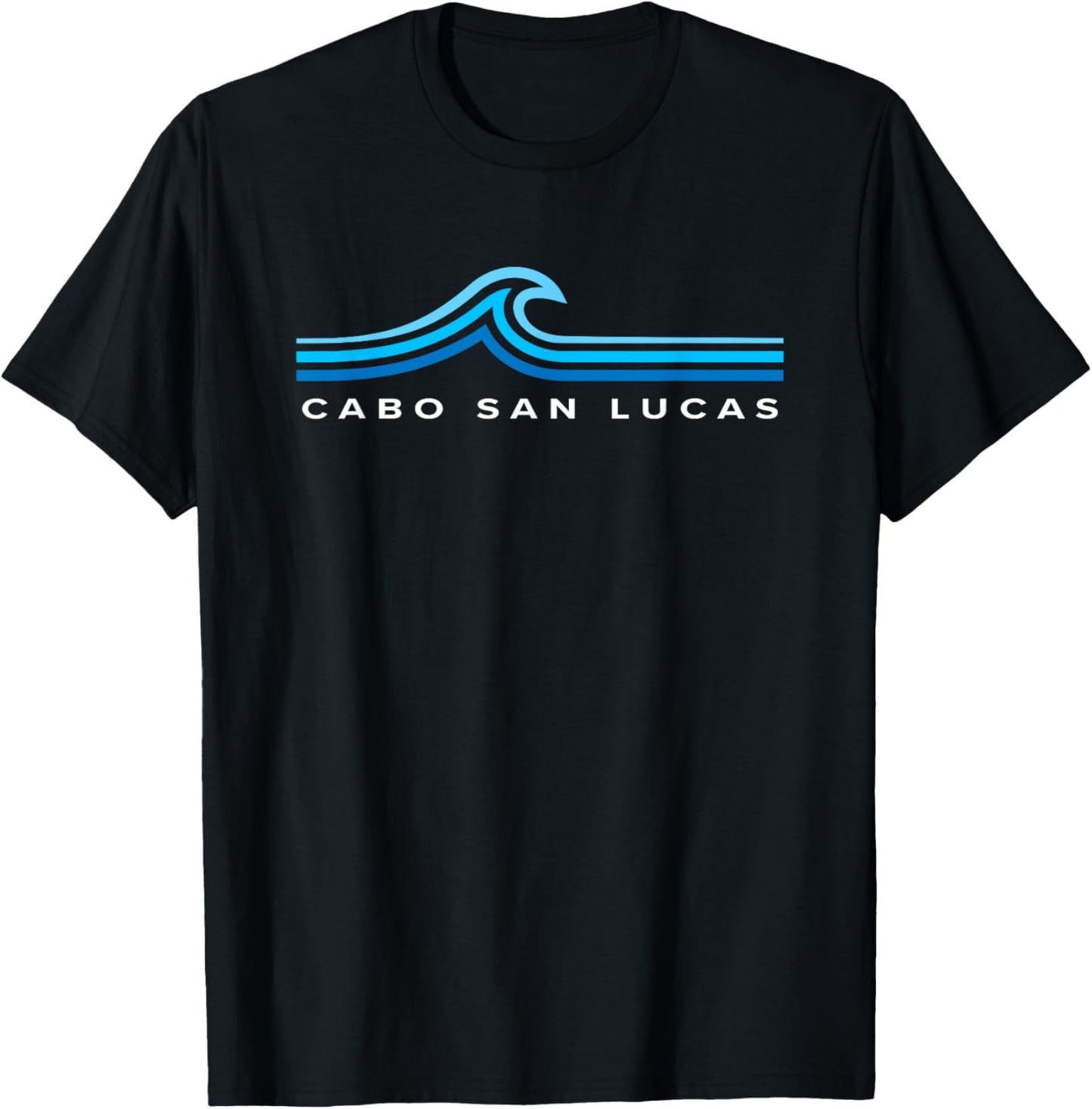 Cabo San Lucas Mexico Waves Vintage Mens Women Boys Souvenir T-Shirt