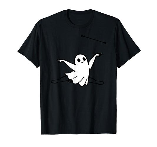 ghost Baton Twirler halloween T-Shirt