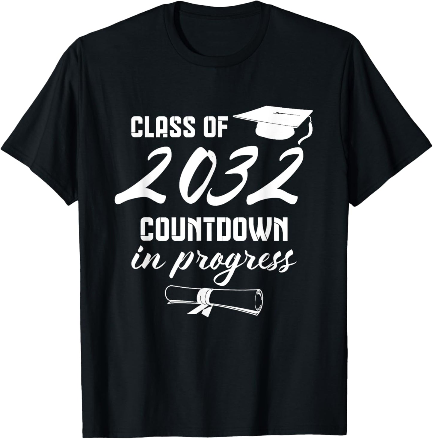 Class Of 2032 Countdown First Day Of 6th Grade Tee by TeeBrew