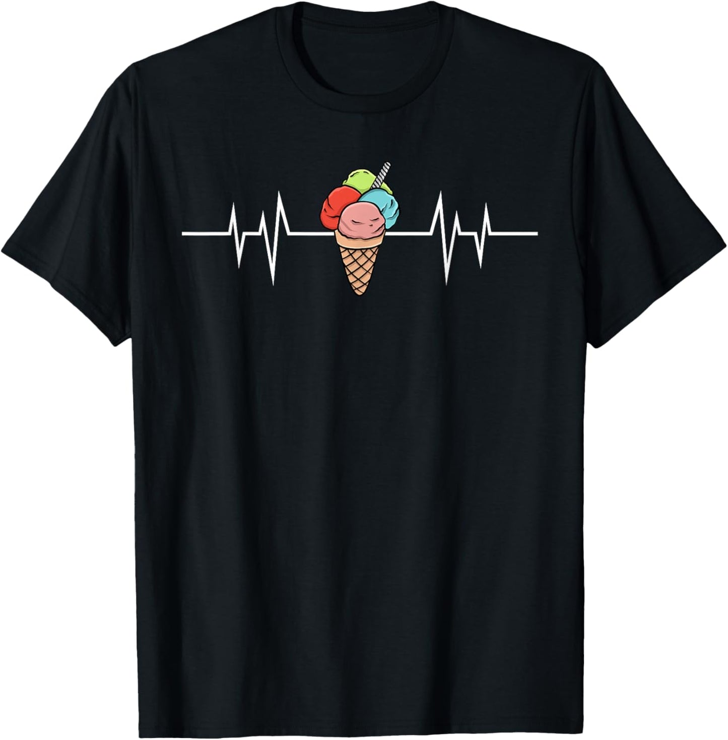 Cool Ice Cream Costume For Men Women Kids Adult Ice Cream T-Shirt