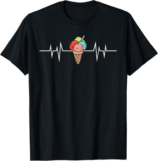 Cool Ice Cream Costume For Men Women Kids Adult Ice Cream T-Shirt