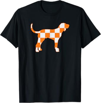 Tennessee Hound Orange White Dog Tennessee Orange Blooded T-Shirt for Men Women Kids