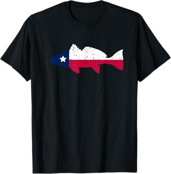 Texas Redfish Fishing | Texas Red Drum Fishing | Vintage T-Shirt