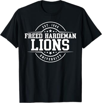 Freed-Hardeman University Lions Arch Vintage Classic Design T-Shirt