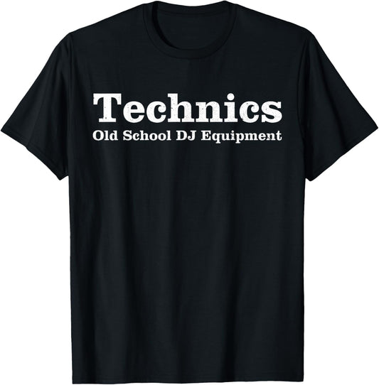 Vintage Music Turntables Technic Old School DJ Equipment T-Shirt