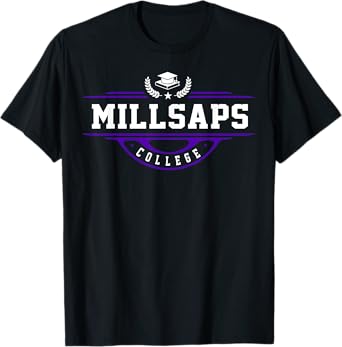 Millsaps College Vintage Arch Design for Men Women T-Shirt