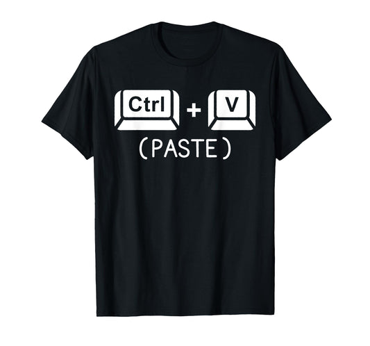 Copy Paste Ctrl C Ctrl V Dad Son Happy Father's Day Family T-Shirt