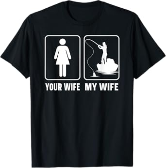 Fishing Fisherman Fisher DA0 Unisex Humorous Fishing Women's T-Shirt Black Small