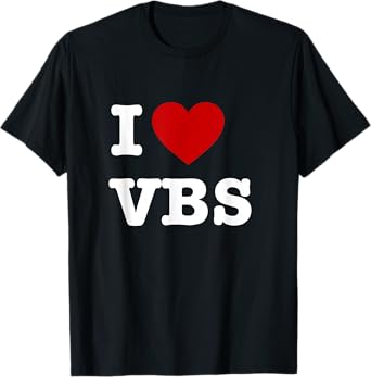 VBS I love Vacation Bible School Christian VBS Church Jesus T-Shirt