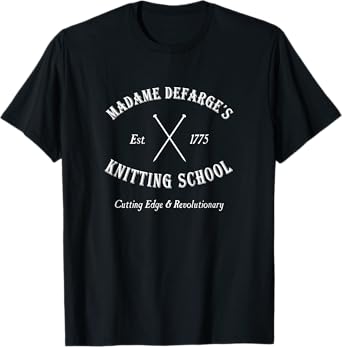 Madame Defarge Knitting School Classic Literature EST 1775 T-Shirt