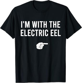 I'm With The Electric Eel Halloween Costume Matching Couple T-Shirt