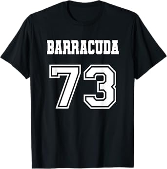 Jersey Style Barracuda 73 1973 Old School Muscle Car Fishing T-Shirt