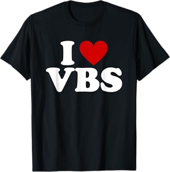 VBS I love Vacation Bible School Christian VBS Church Jesus T-Shirt