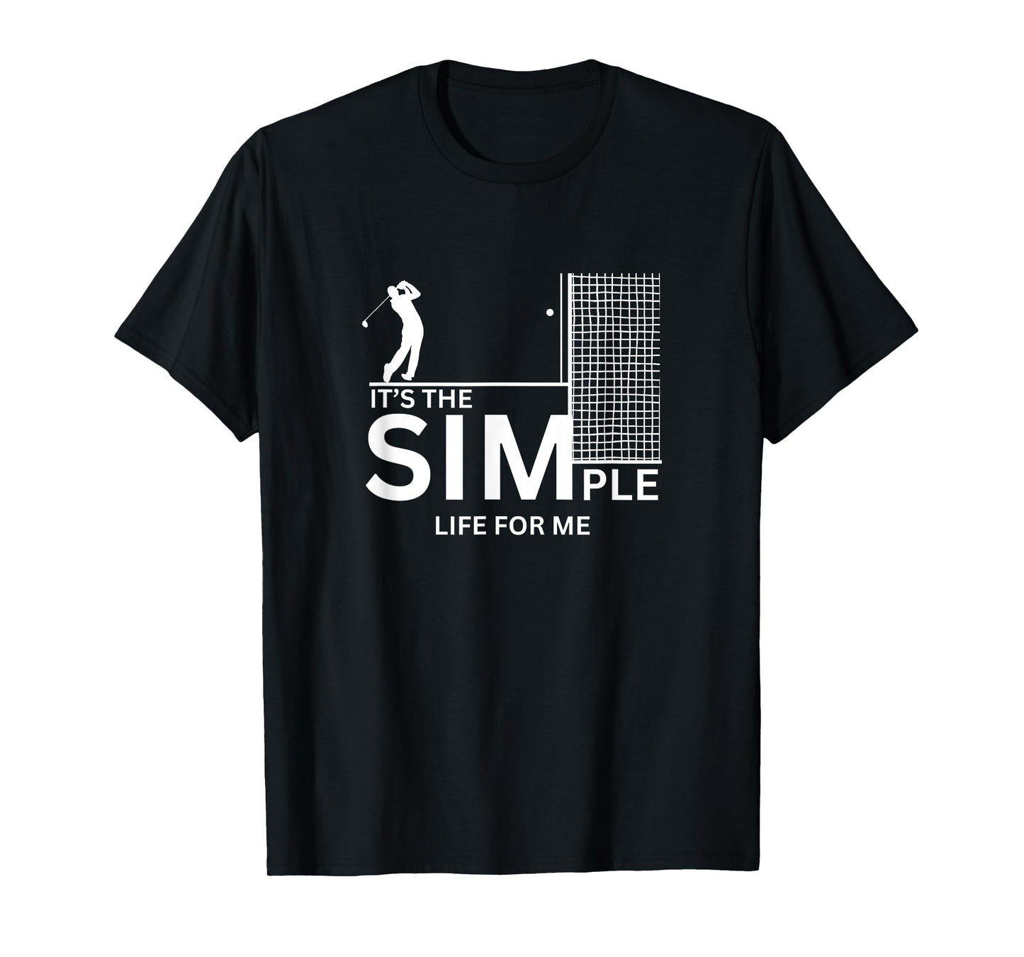 Golf Simulator - Garage Golf Sim Player T-Shirt