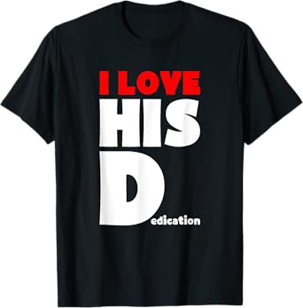 I Love Her P I Love His D Funny Matching Halloween Couples T-Shirt