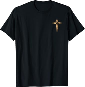 Faith Over Fear American Christian Cross God Jesus T-Shirt