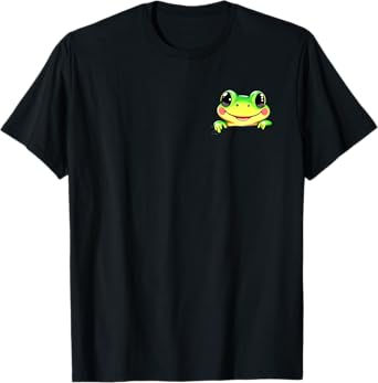 Funny Pocket Frog Lover Men Women Boys Girls Kids Toddler T-Shirt