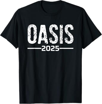 Oasis 2025 Vacation California CA Vintage Retro Souvenirs T-Shirt